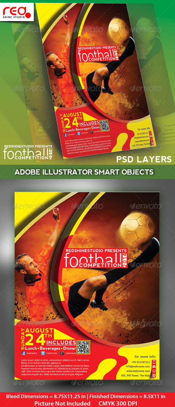 GraphicRiver Football Competitions Flyer Poster & Magzine Temp 4737546 GraphicRiver Football Competitions Flyer Poster & Magzine Temp 4737546