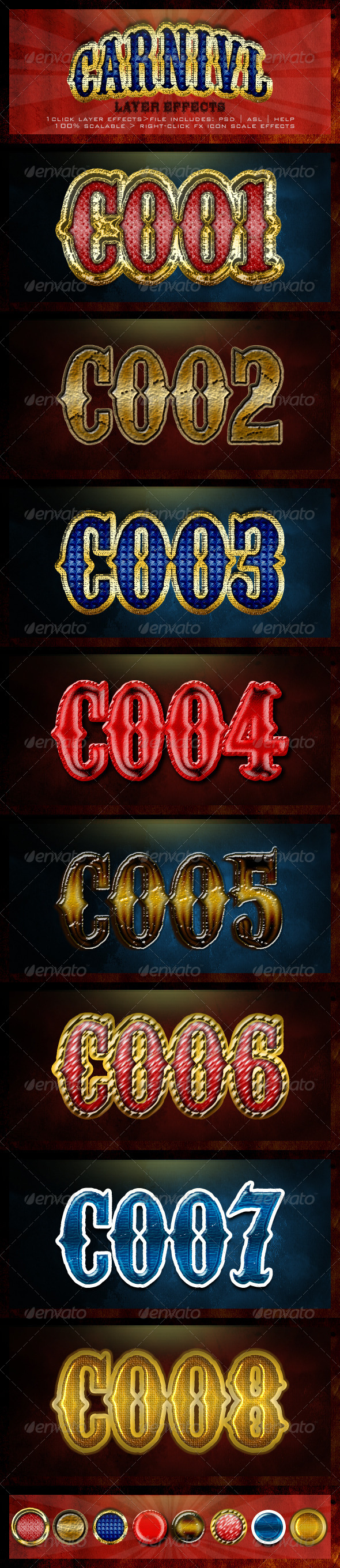 GraphicRiver Carnivl Layer Styles 4738064 GraphicRiver Carnivl Layer Styles 4738064