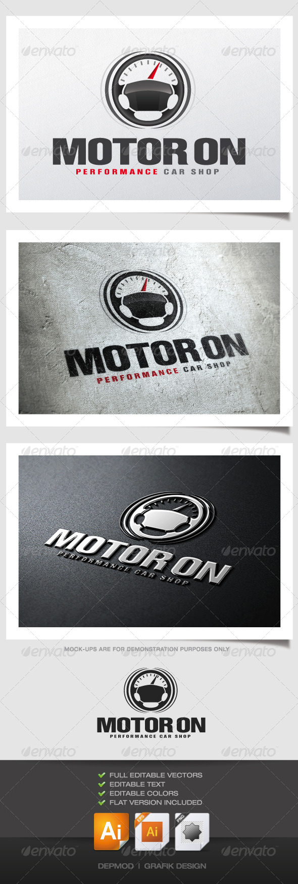 GraphicRiver Motor on Logo 4738522 GraphicRiver Motor on Logo 4738522