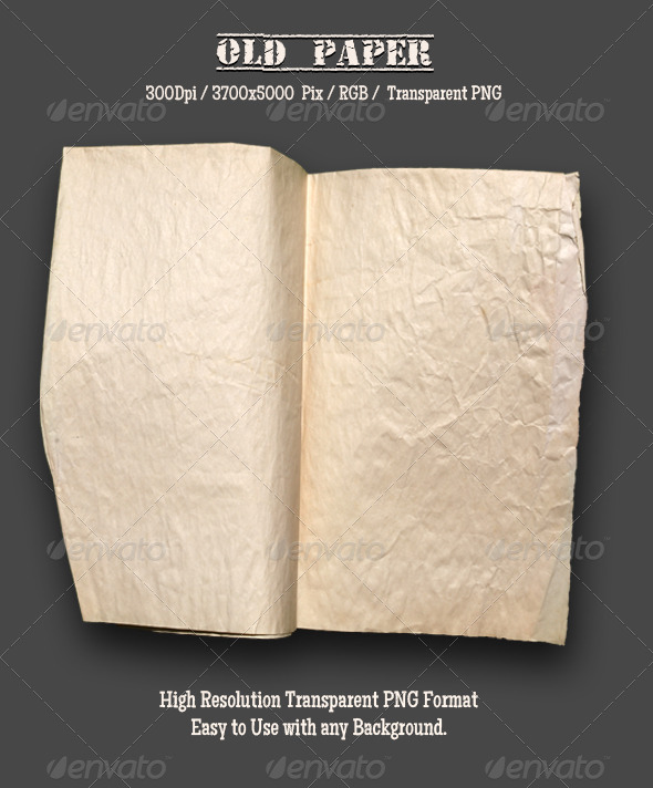 Old Paper 9 - Isolated Objects
