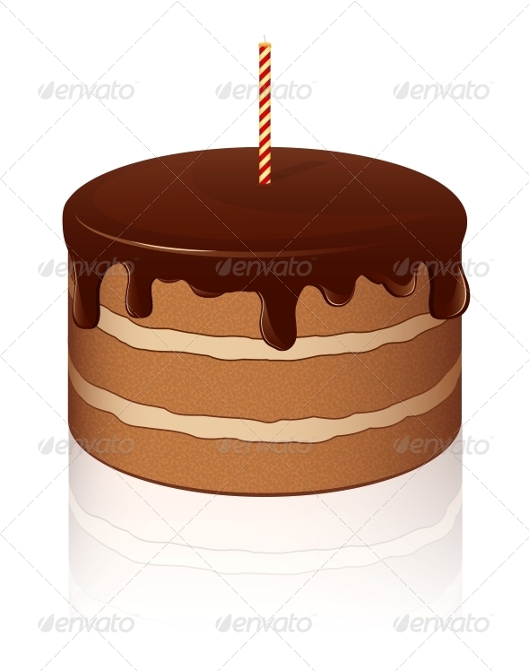 GraphicRiver Vector Chocolate Cake 4745416 GraphicRiver Vector Chocolate Cake 4745416