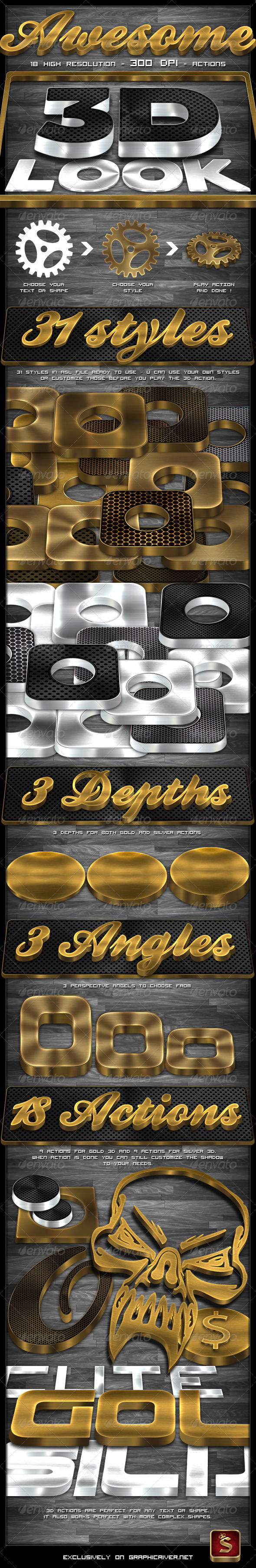 GraphicRiver 3D Gold And Silver Generator 494945 GraphicRiver 3D Gold And Silver Generator 494945
