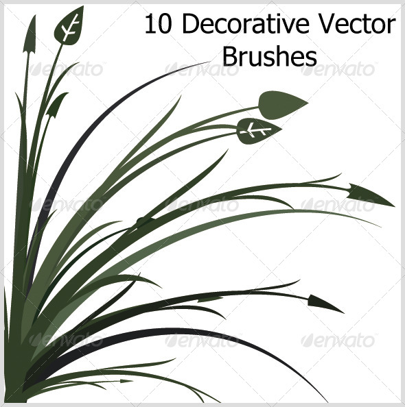 GraphicRiver 10 Decorative Vector Brushes 4750854 GraphicRiver 10 Decorative Vector Brushes 4750854