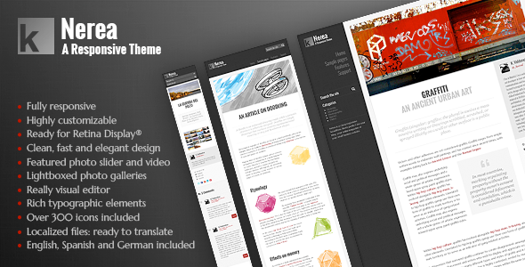 Nerea WordPress Responsive Theme - Blog / Magazine WordPress