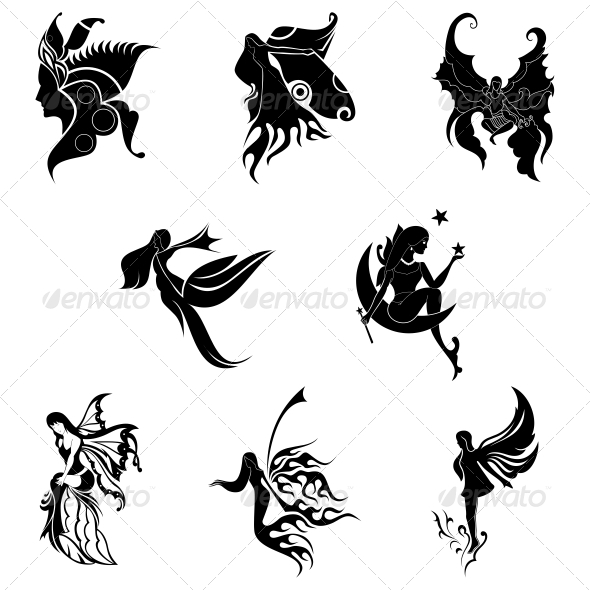 tribal angel abstract designs graphicriver tribal angel abstract designs graphicriver