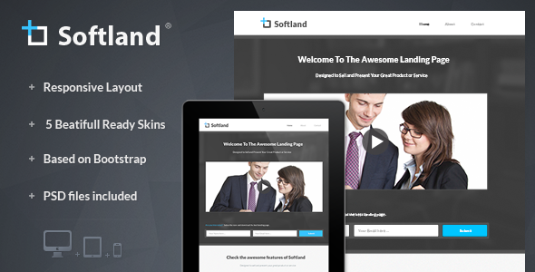 ThemeForest Softland Responsive Landing Page 4753958 ThemeForest Softland Responsive Landing Page 4753958