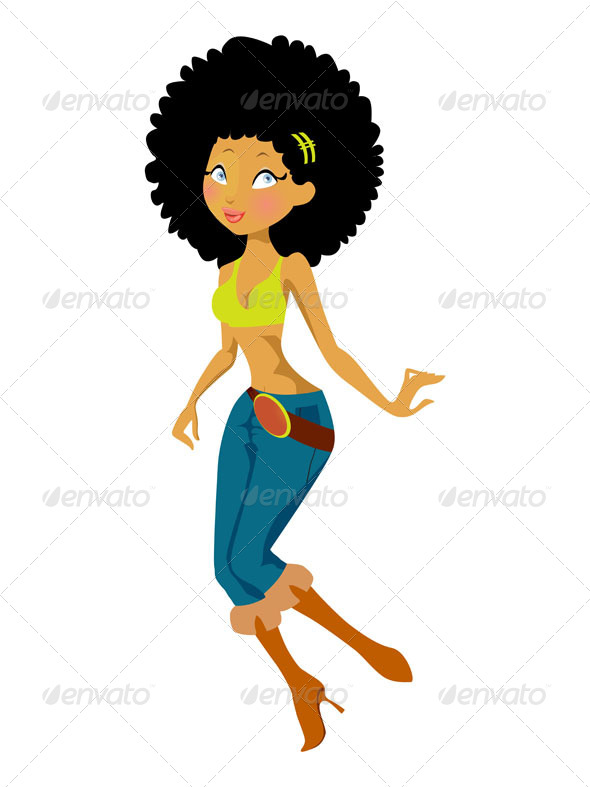 GraphicRiver Modern Girl 4755046 GraphicRiver Modern Girl 4755046