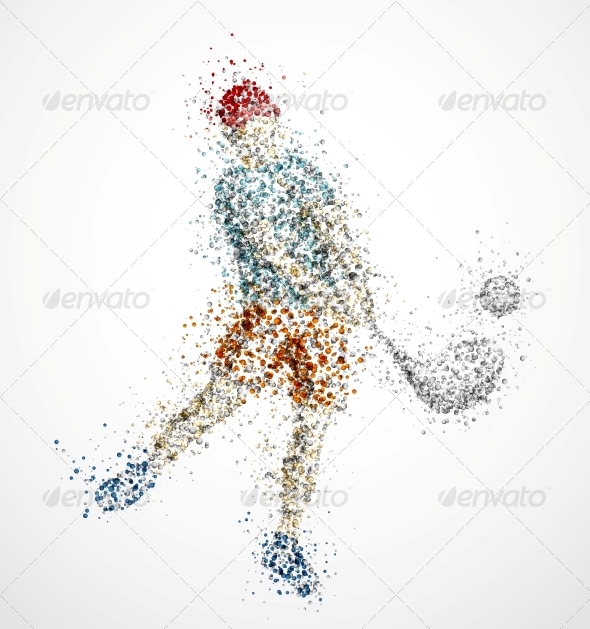 GraphicRiver Abstract Golf Player 4758781 GraphicRiver Abstract Golf Player 4758781