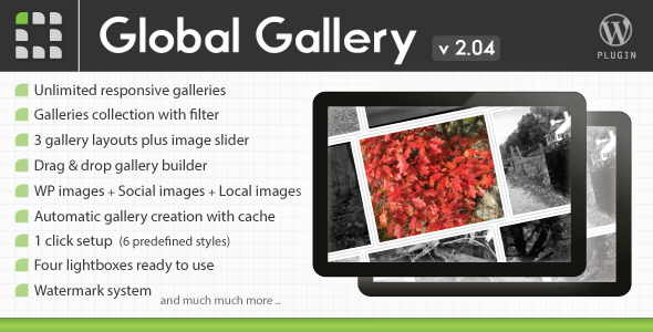 Global Gallery - Wordpress Responsive Gallery - CodeCanyon Item for Sale