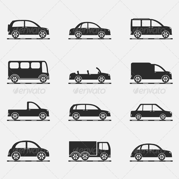 GraphicRiver Car Icons 4766279 GraphicRiver Car Icons 4766279