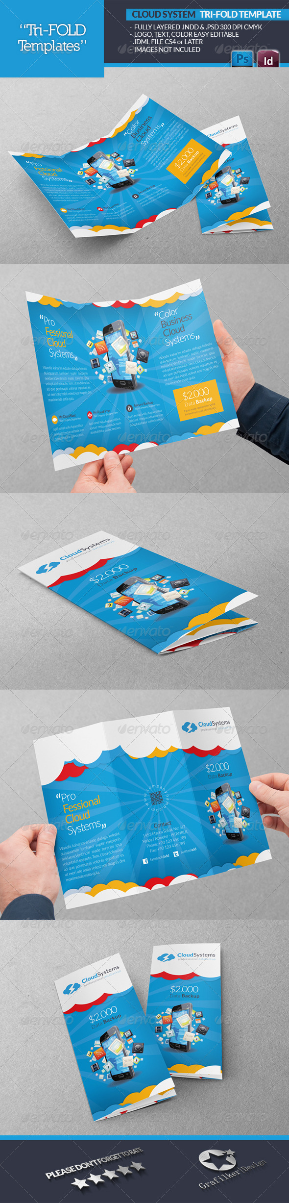 GraphicRiver Cloud Systems Tri-Fold Template 4701283 GraphicRiver Cloud Systems Tri-Fold Template 4701283