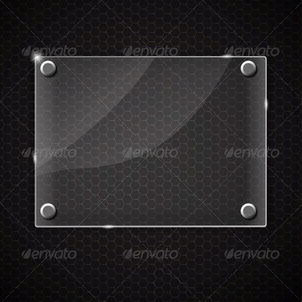 GraphicRiver Glass Frame on Abstract Metal Background 4769049 GraphicRiver Glass Frame on Abstract Metal Background 4769049