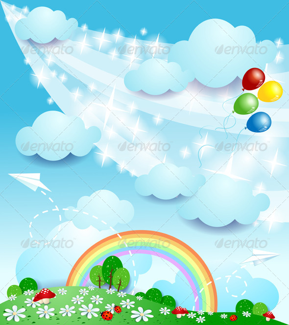 GraphicRiver Spring Background 4769438 GraphicRiver Spring Background 4769438