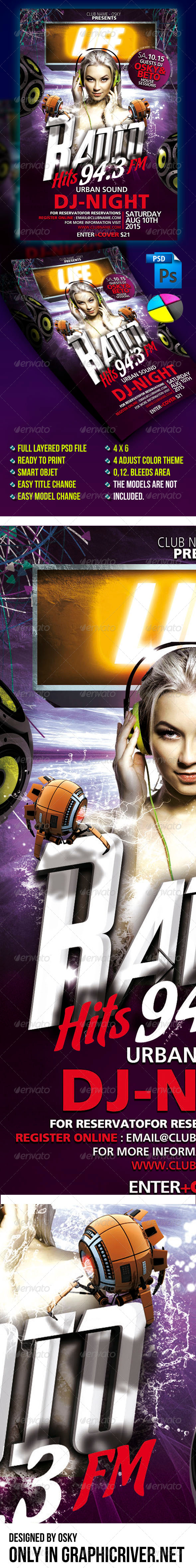 GraphicRiver Radio Hits Flyer 3043369 GraphicRiver Radio Hits Flyer 3043369