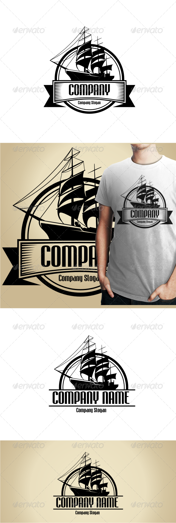 GraphicRiver Sailing Ship Logo Templates 4777438 GraphicRiver Sailing Ship Logo Templates 4777438