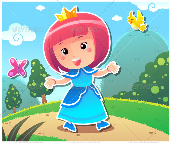 Princess Lily - Characters Vectors