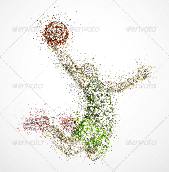 GraphicRiver Abstract Basketball Player 4781267 GraphicRiver Abstract Basketball Player 4781267