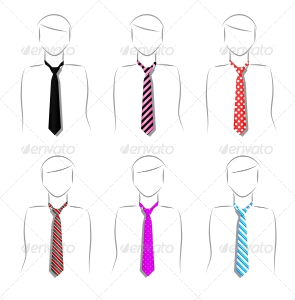 GraphicRiver Set of Ties 4783125 GraphicRiver Set of Ties 4783125