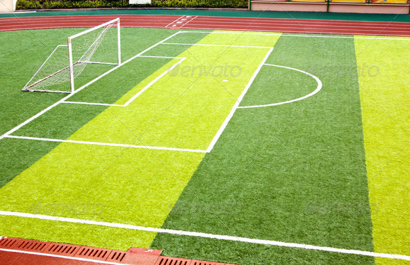 Mini-soccer pitch