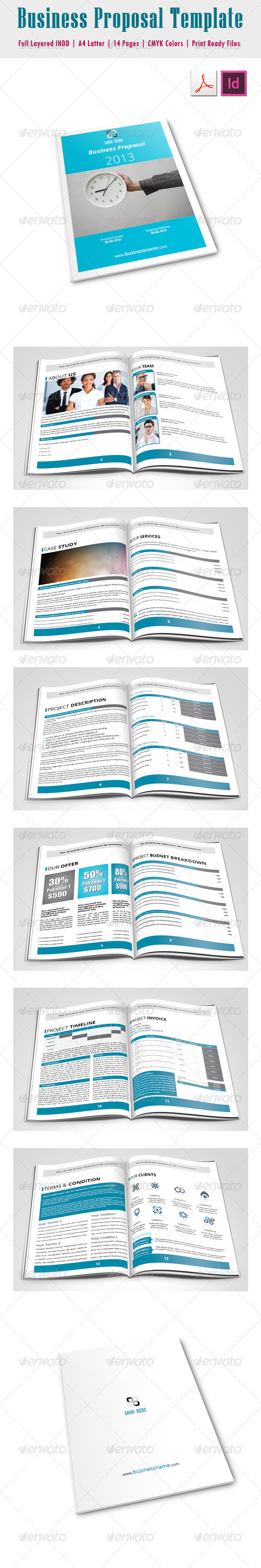 GraphicRiver Business Proposal Template 4688451 GraphicRiver Business Proposal Template 4688451