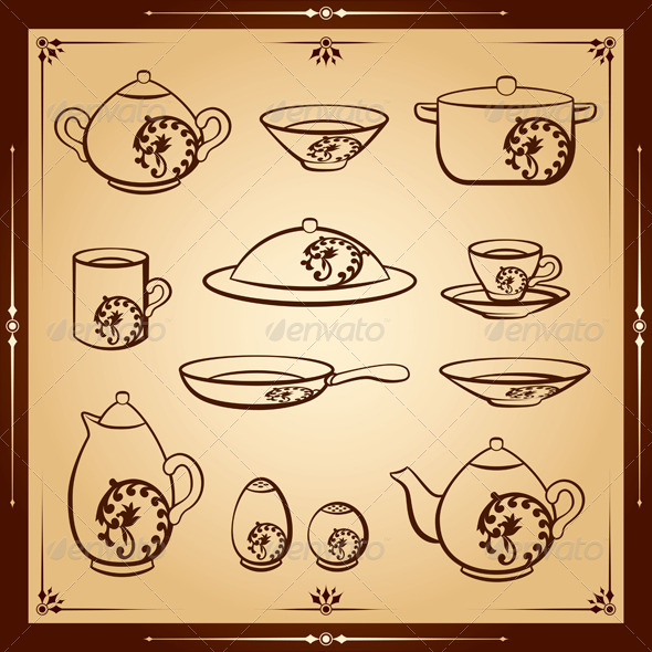 GraphicRiver Kitchen Vector Icon Set 4797153 GraphicRiver Kitchen Vector Icon Set 4797153