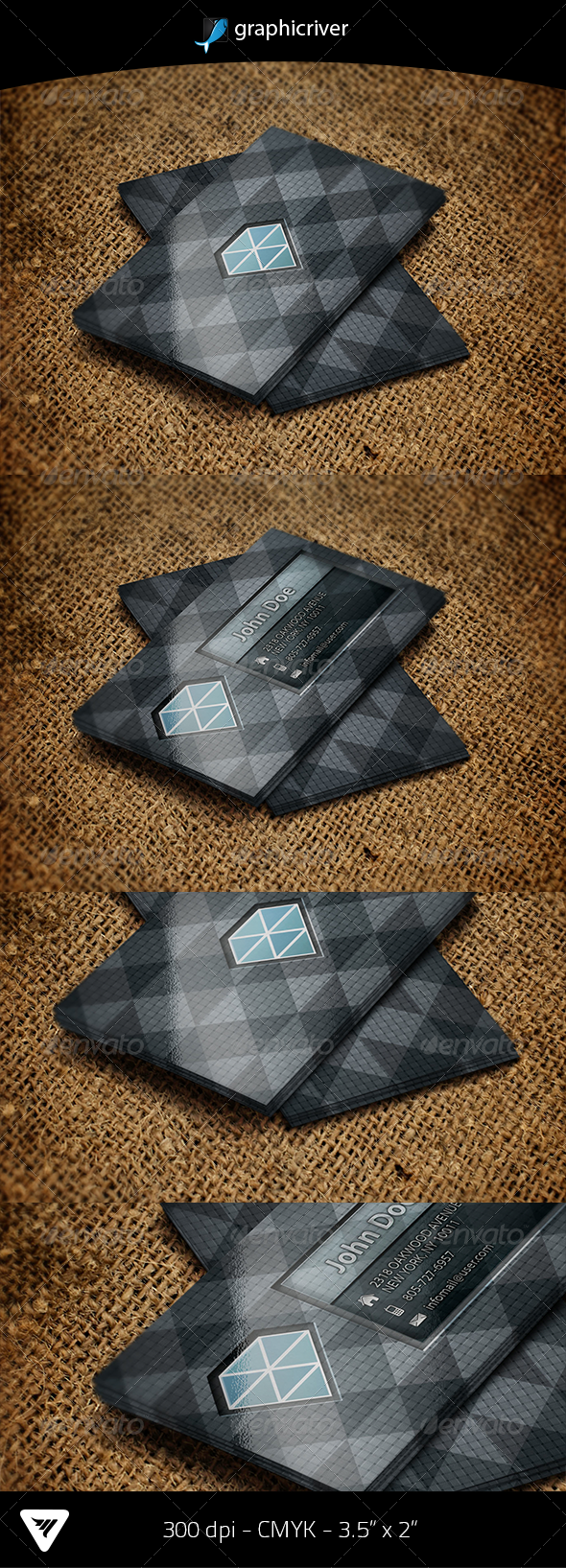 GraphicRiver Crystal Business Card 4664042 GraphicRiver Crystal Business Card 4664042