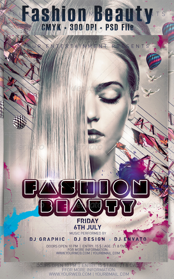 Fashion Beauty Flyer - Events Flyers