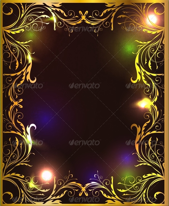 GraphicRiver Green and Gold Frame with Glossy Surface 4803199 GraphicRiver Green and Gold Frame with Glossy Surface 4803199