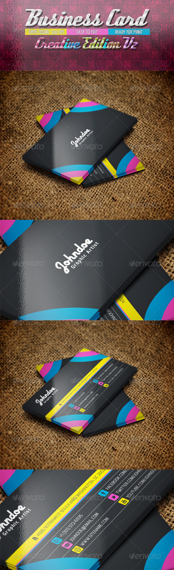 GraphicRiver Business Card Creative Edition V2 4803641 GraphicRiver Business Card Creative Edition V2 4803641