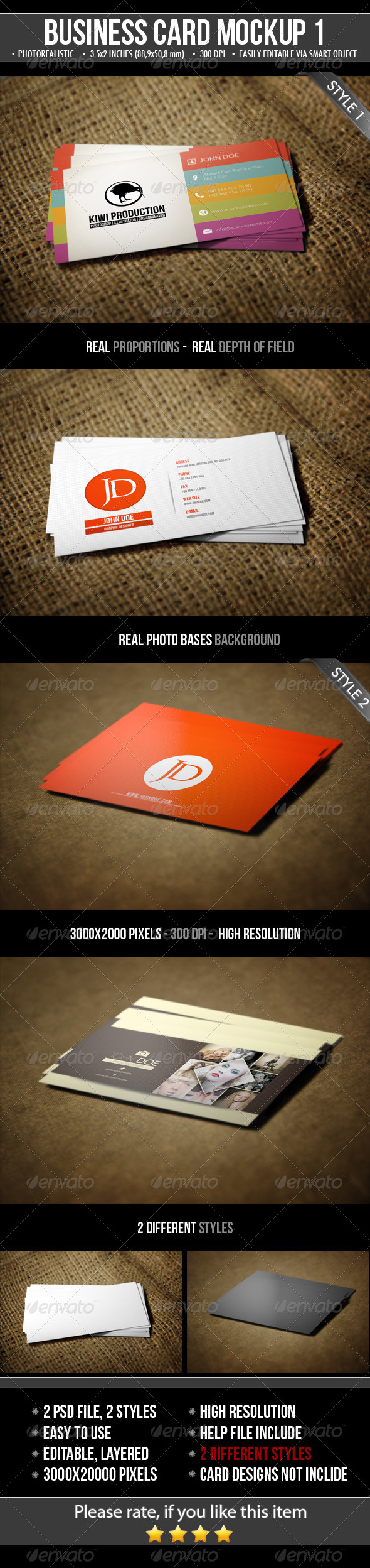 GraphicRiver 2 Realistic Business Card Mock-Ups 4807343 GraphicRiver 2 Realistic Business Card Mock-Ups 4807343