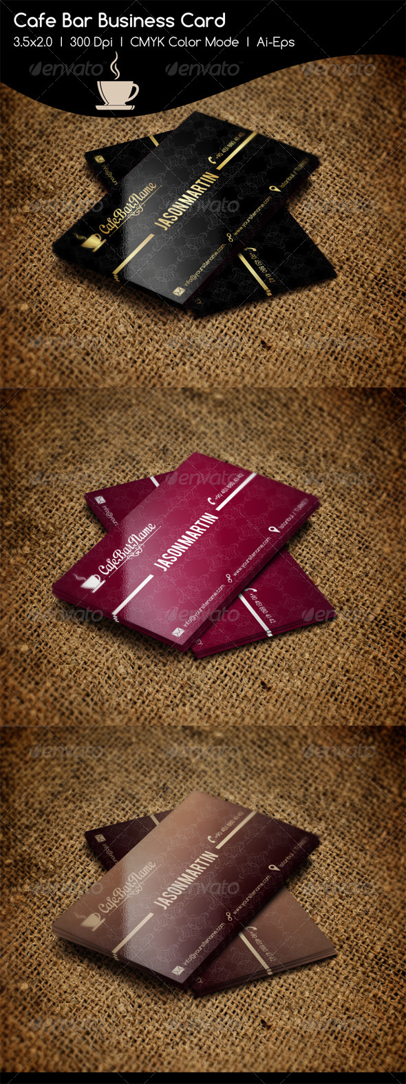 GraphicRiver Cafe Bar Business Card 4732423 GraphicRiver Cafe Bar Business Card 4732423