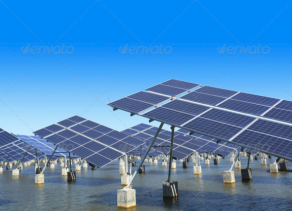 Power plant using renewable solar energy with.(Have pen path)