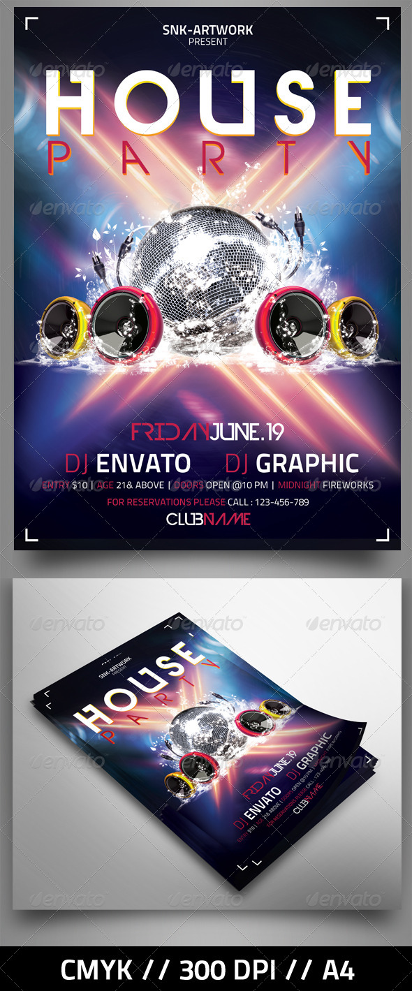 GraphicRiver Massive Party Flyer 4576023 GraphicRiver Massive Party Flyer 4576023