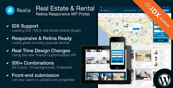 ThemeForest Realia Responsive Real Estate WordPress Theme 4789838 ThemeForest Realia Responsive Real Estate WordPress Theme 4789838