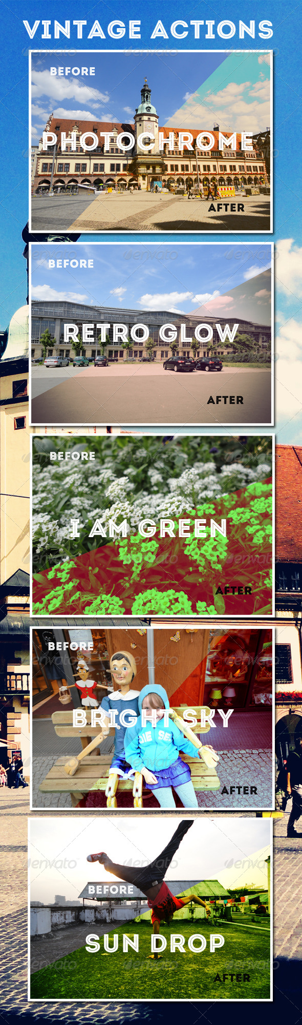 GraphicRiver Photoshop Vintage Actions Set 4813757 GraphicRiver Photoshop Vintage Actions Set 4813757