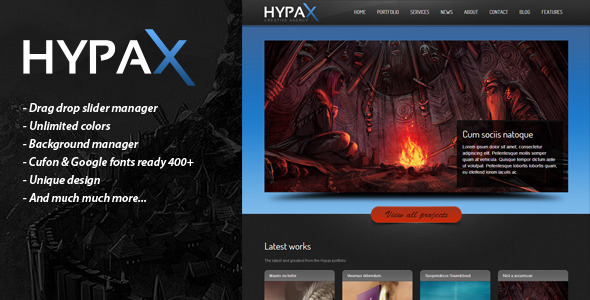 HYPAX â€“ Premium Wordpress Theme - Portfolio Creative
