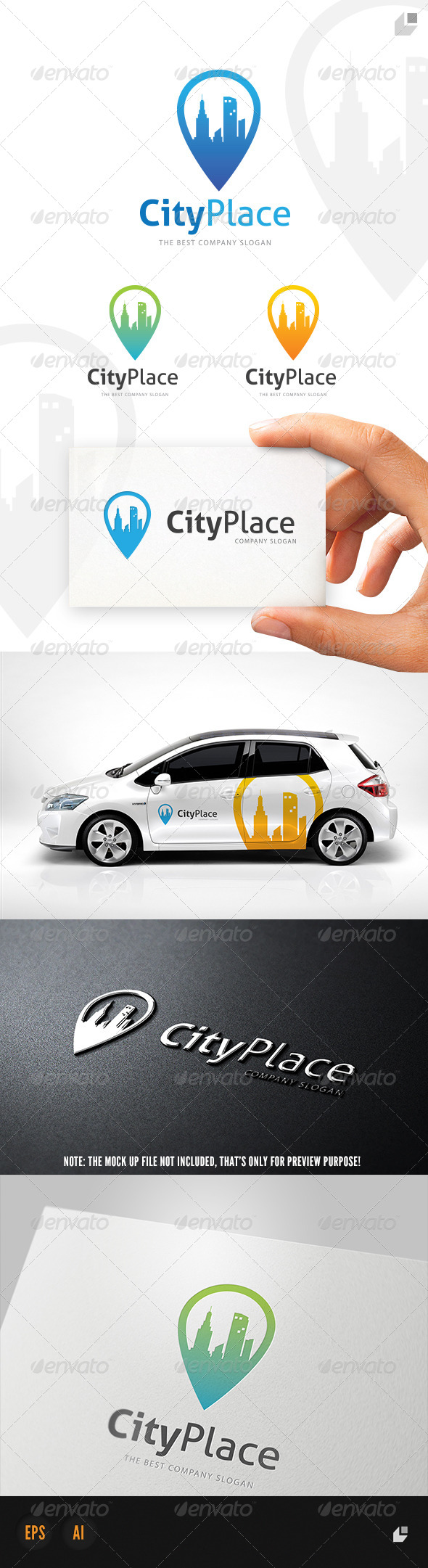 GraphicRiver City Place Logo 4808650 GraphicRiver City Place Logo 4808650