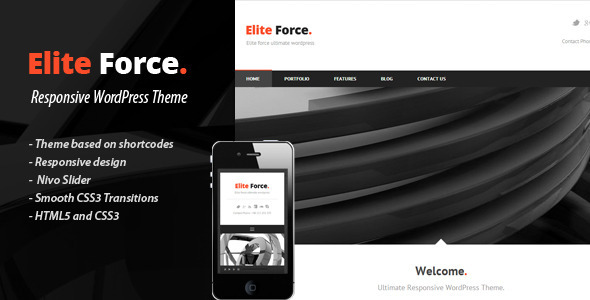 ELITE FORCE - Premium Wordpress Theme - Corporate WordPress