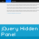 jQuery Hidden Panel - CodeCanyon Item for Sale