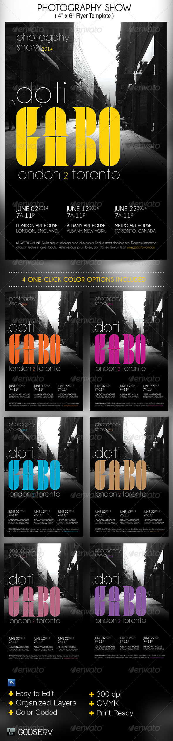 Photography Show Flyer Template - Events Flyers