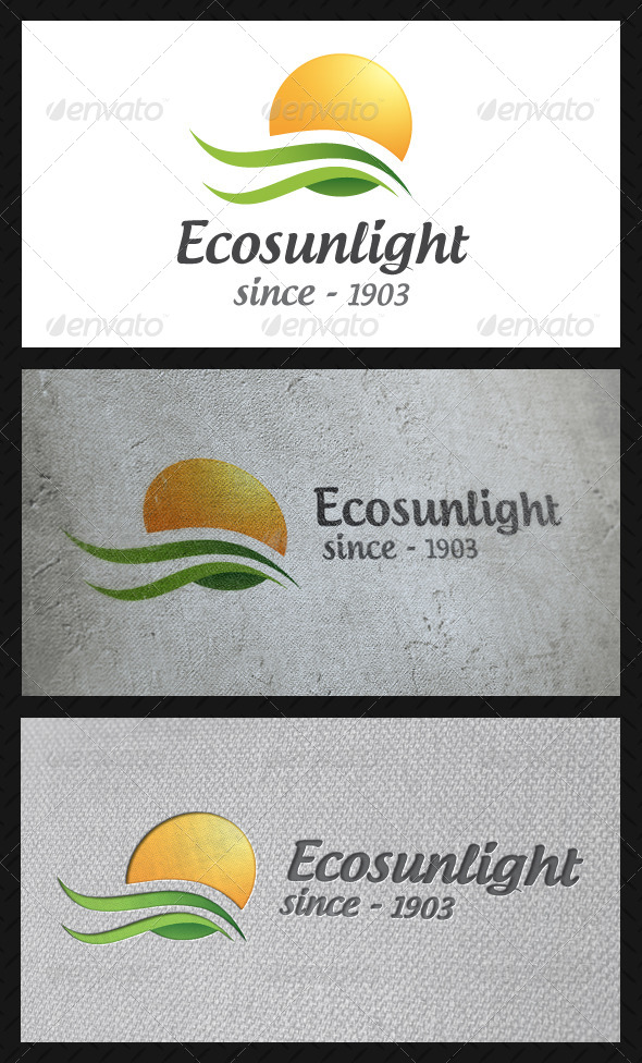GraphicRiver Eco Sun Logo Template 4825654 GraphicRiver Eco Sun Logo Template 4825654