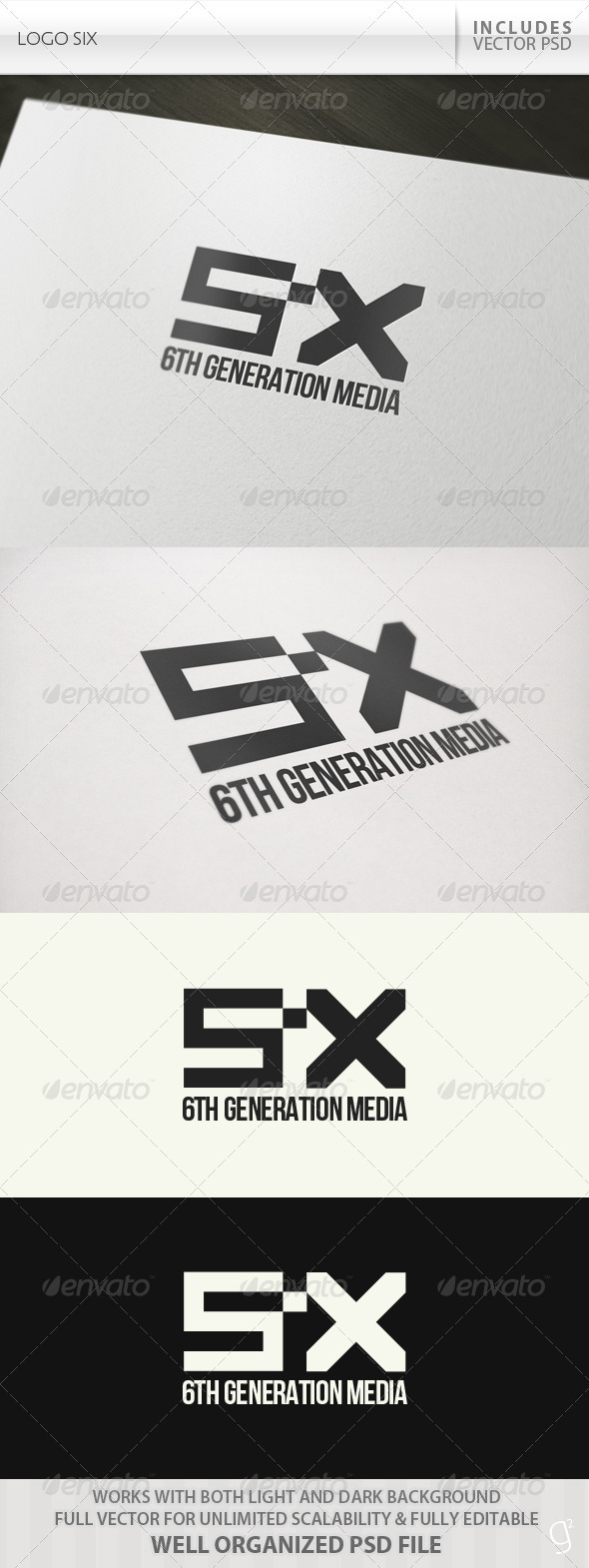Logo Six - Numbers Logo Templates