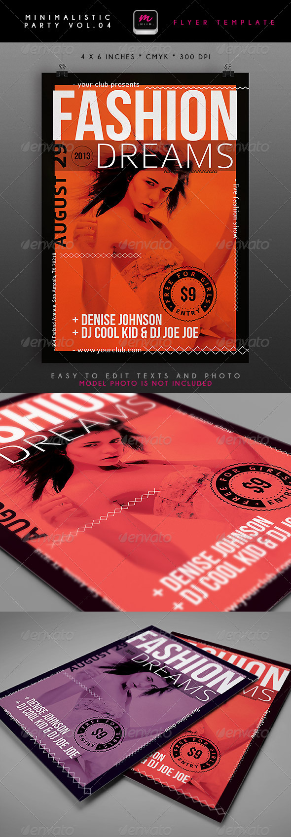 GraphicRiver Minimalistic Party Flyer 4 4833388 GraphicRiver Minimalistic Party Flyer 4 4833388