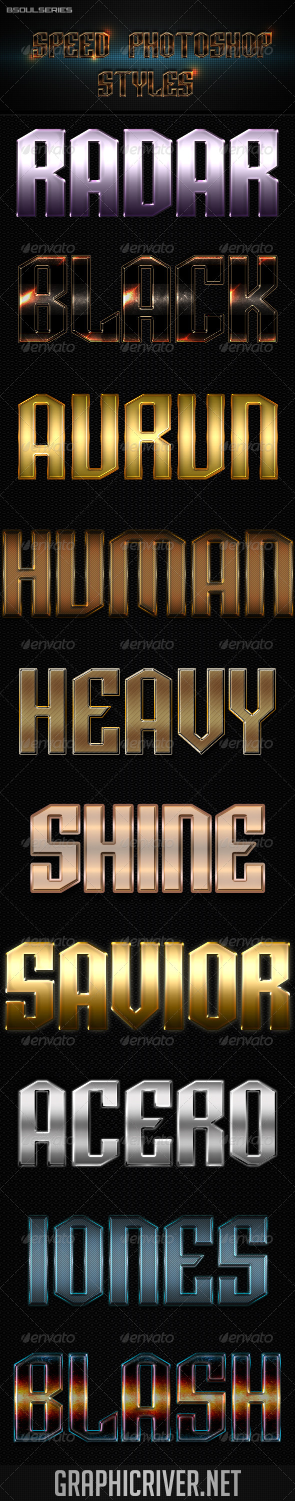 GraphicRiver Speed Photoshop Styles 4834293 GraphicRiver Speed Photoshop Styles 4834293
