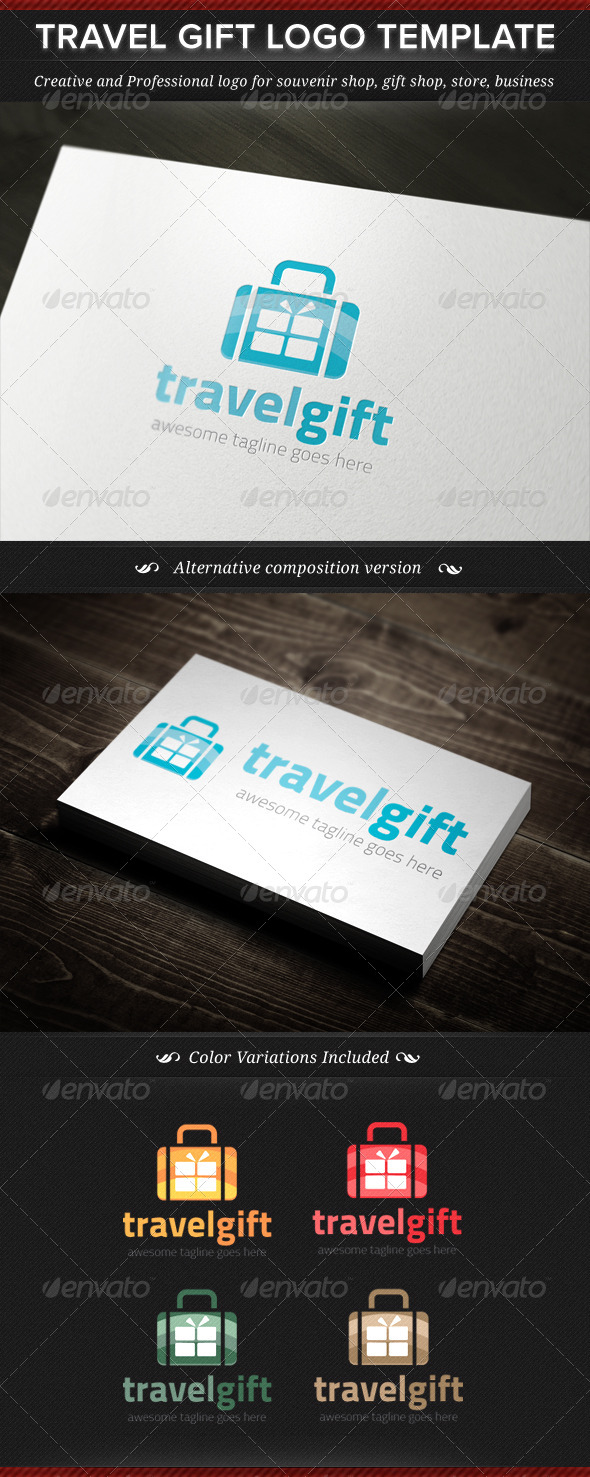 GraphicRiver Travel Gift Logo Template 4835094 GraphicRiver Travel Gift Logo Template 4835094