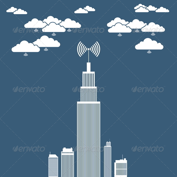 GraphicRiver Corporation Cloud Network 4836421 GraphicRiver Corporation Cloud Network 4836421