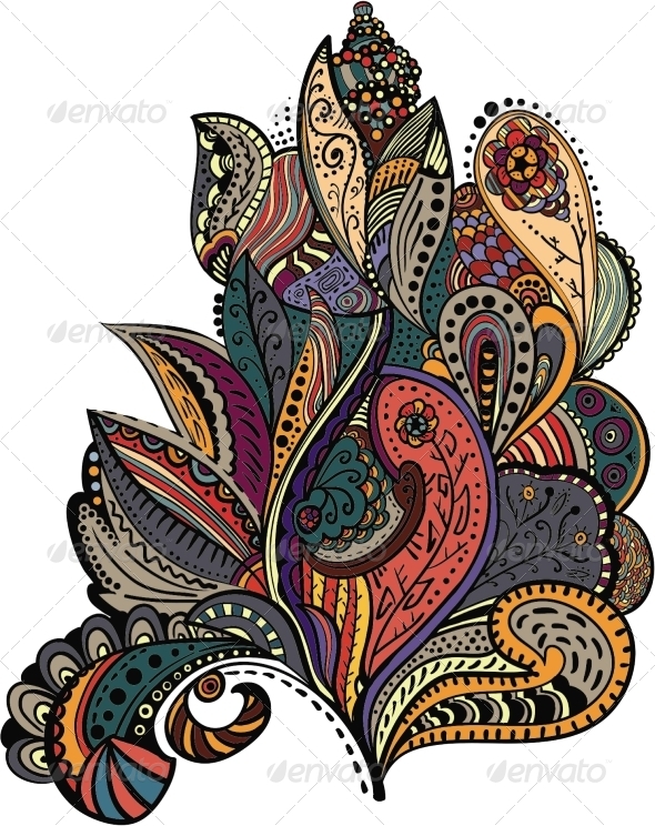 GraphicRiver Vector Vintage Floral Pattern 4837454 GraphicRiver Vector Vintage Floral Pattern 4837454