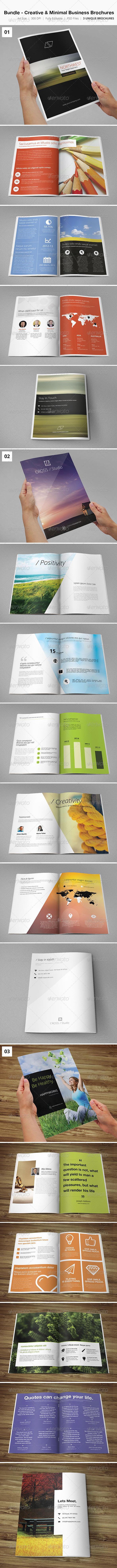 GraphicRiver Bundle Creative & Minimal Business Brochures 4839335 GraphicRiver Bundle Creative & Minimal Business Brochures 4839335