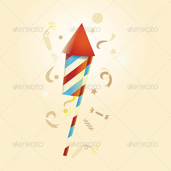 GraphicRiver Firework Rocket 4848152 GraphicRiver Firework Rocket 4848152