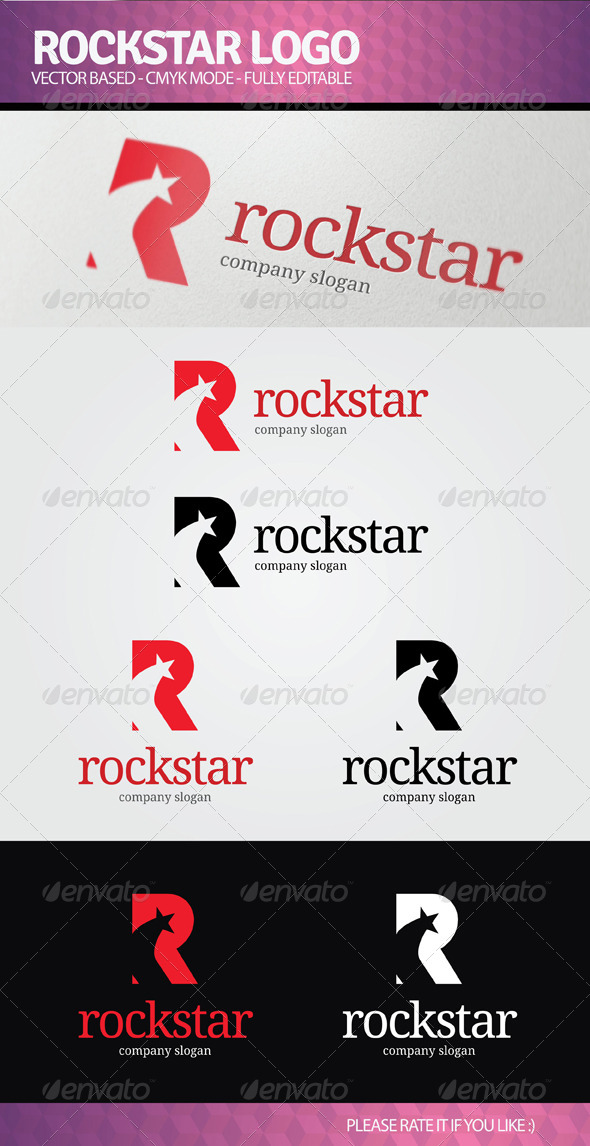 GraphicRiver Rockstar Logo 4708401 GraphicRiver Rockstar Logo 4708401